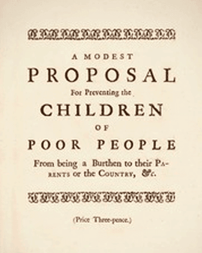 A Modest Proposal