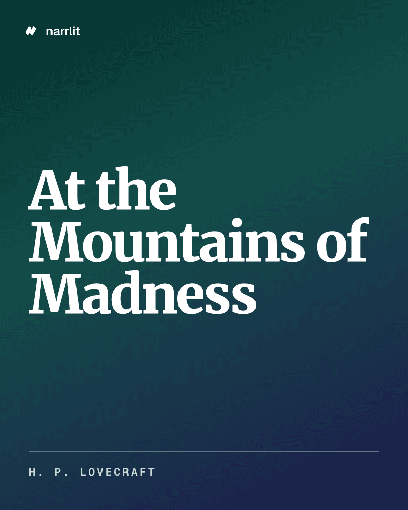 At the Mountains of Madness